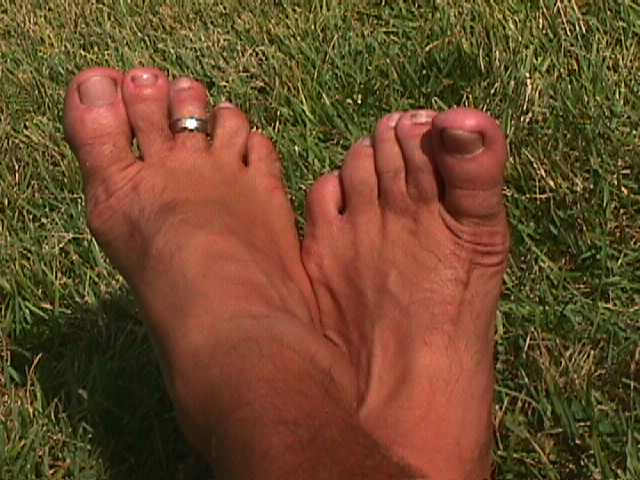 Barefoot with Bare Feet